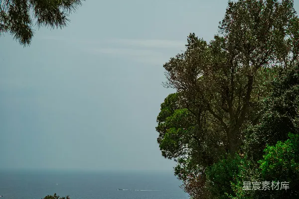 高清摄影 海岸边的空中旅行