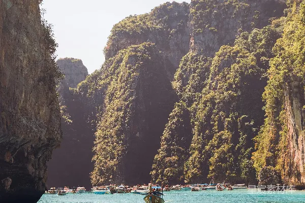 高清摄影 热带海湾的静谧时光