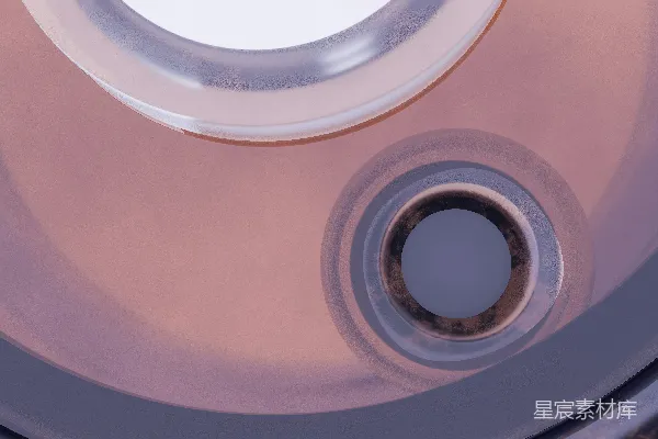 高清摄影 金属质感的圆环与螺旋背景