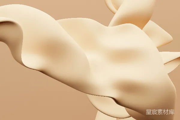 高清摄影 流动的奶油雕塑