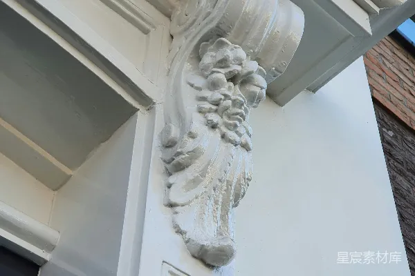 高清摄影 欧式建筑细节特写