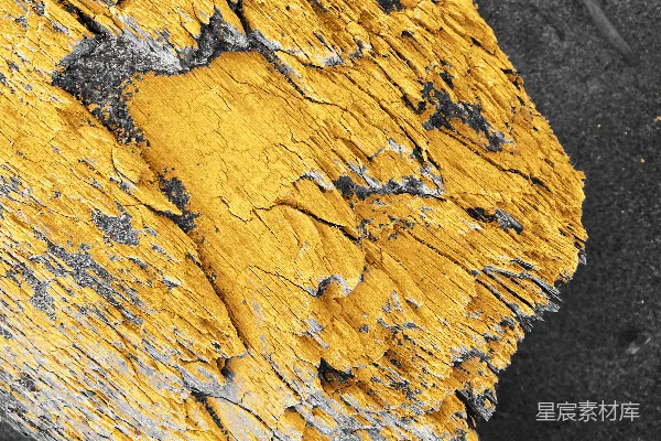 高清摄影 旧木板上的黄色斑驳