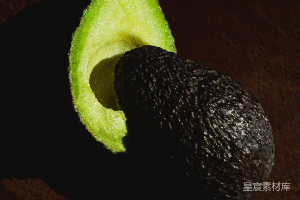 高清摄影 开盖的牛油果