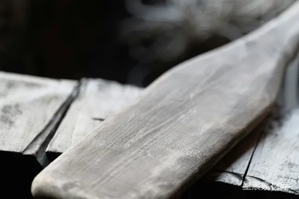 高清摄影 旧木制工具特写