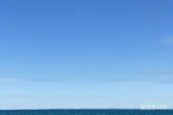 高清摄影 蓝天下的宁静海景