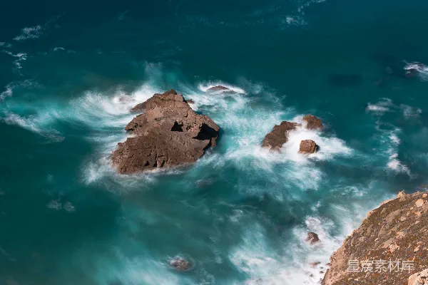 高清摄影 海岸浪花