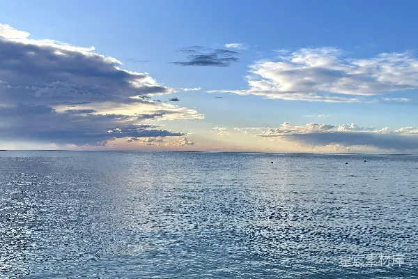 高清摄影 宁静的海平线