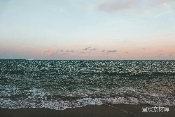高清摄影 黄昏海浪