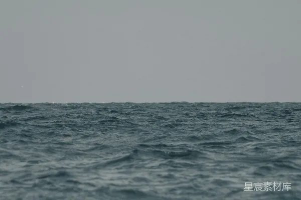 高清摄影 海平线上的波涛