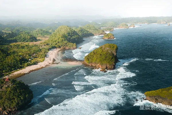 高清摄影 海岸线的壮丽景色