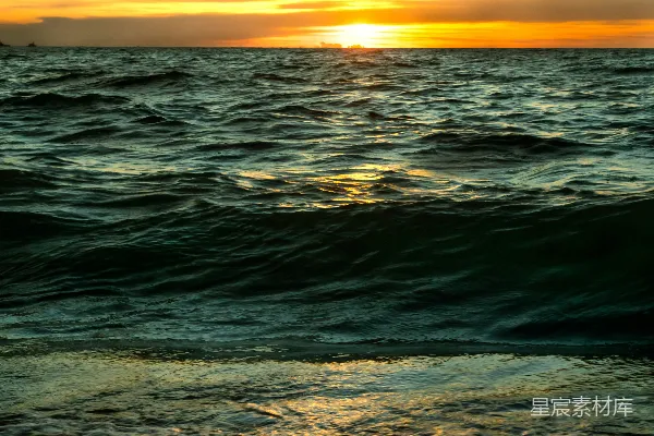 高清摄影 夕阳海景
