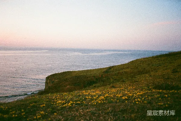高清摄影 黄昏海岸的宁静