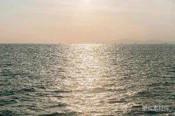 高清摄影 海面上的阳光