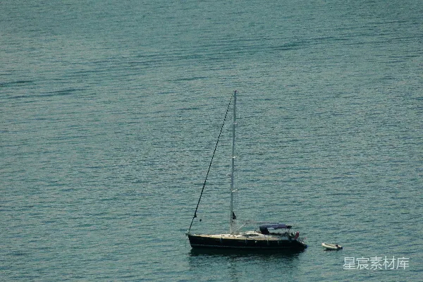 高清摄影 海上的帆船