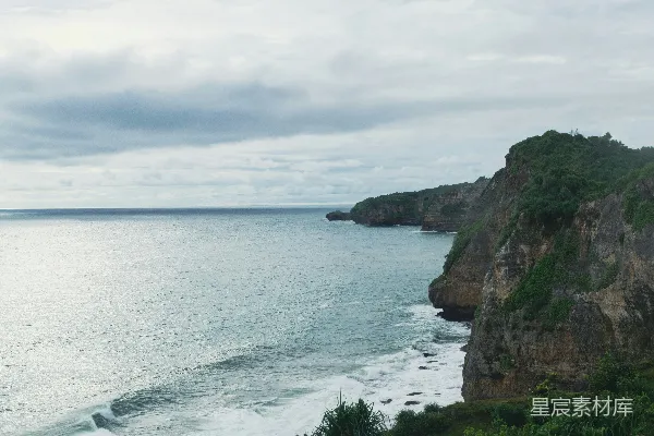 高清摄影 海边悬崖景色