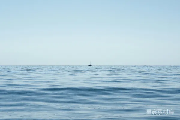 高清摄影 宁静的海平线