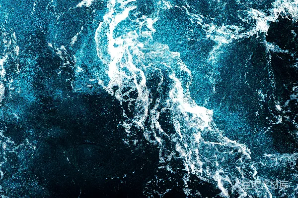 高清摄影 深海蓝波纹