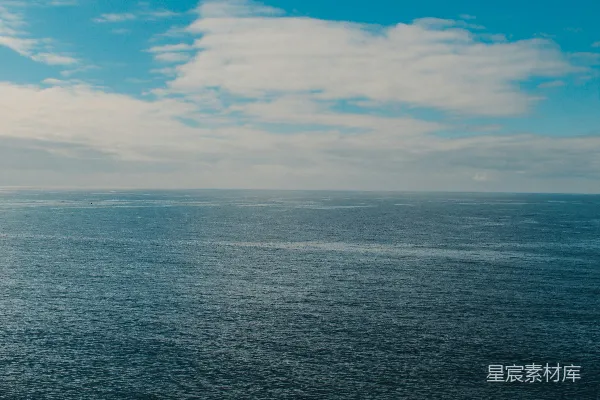 高清摄影 海天一色的宁静风景