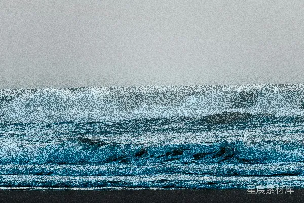 高清摄影 海浪与宁静