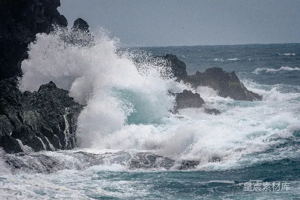 高清摄影 狂野的海浪