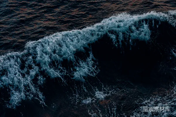 高清摄影 海浪的壮丽曲线