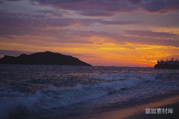 高清摄影 黄昏海景