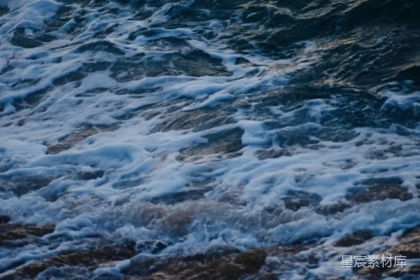 高清摄影 波涛汹涌的海面