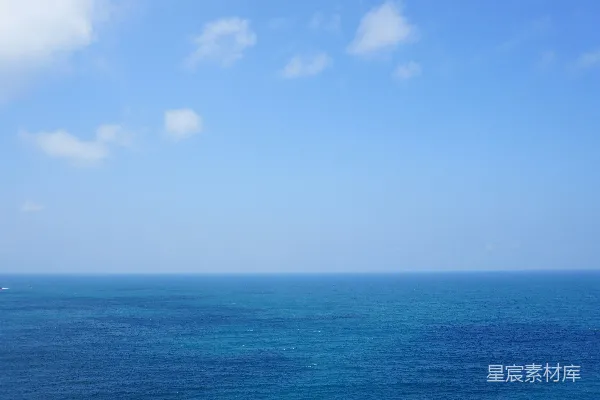 高清摄影 蓝天下的宁静海洋