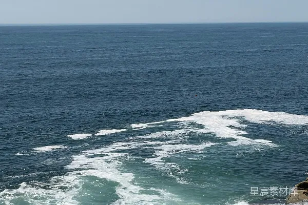 高清摄影 海岸边的宁静海景