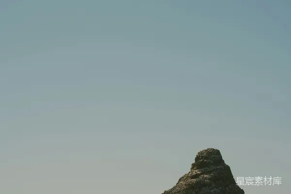 高清摄影 海中孤岛