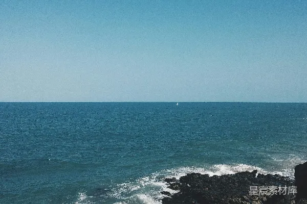 高清摄影 静谧的海岸线