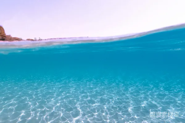 高清摄影 海与天的交界