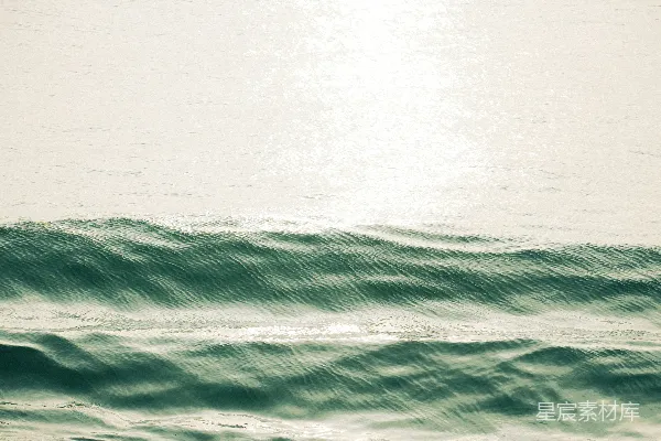 高清摄影 晨光海浪