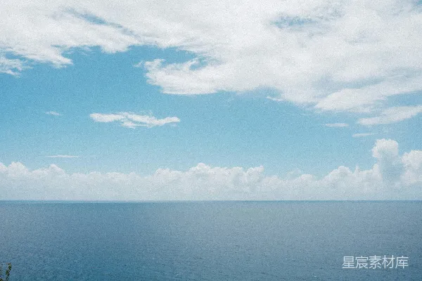 高清摄影 海天一色的宁静景色