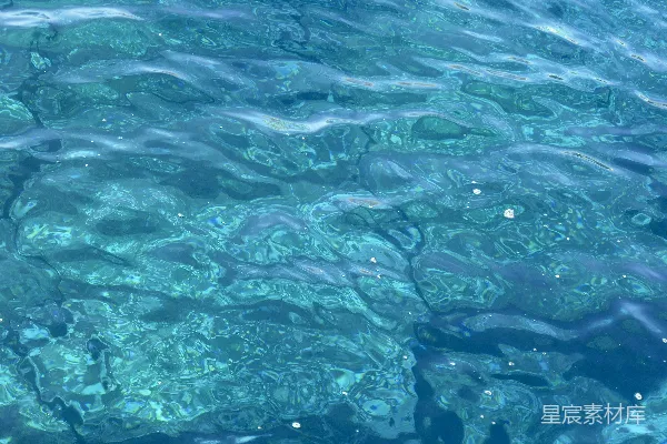 高清摄影 清澈的海面纹理