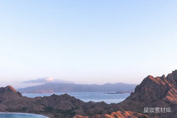 高清摄影 日落时分的潘丹岛海岸