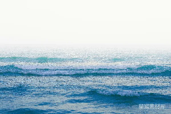 高清摄影 静谧的海浪