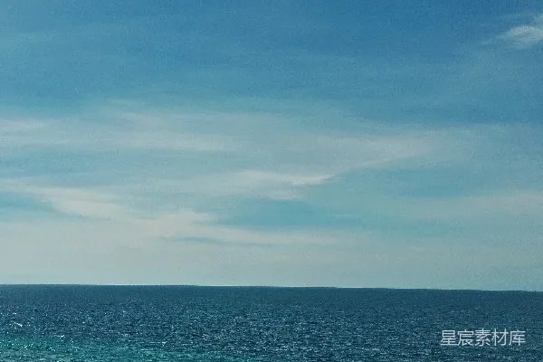 高清摄影 宁静的海平线