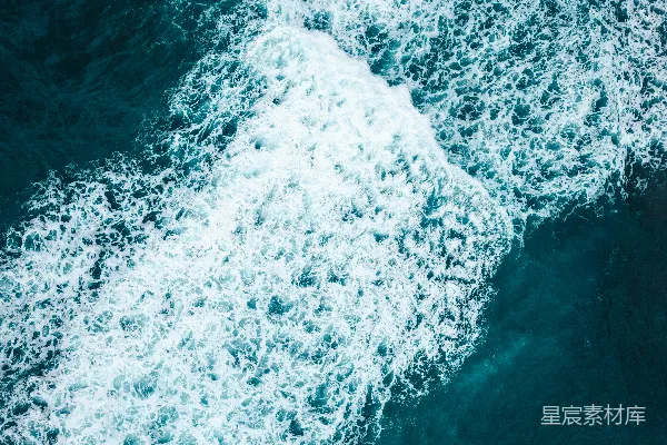高清摄影 海浪俯瞰图