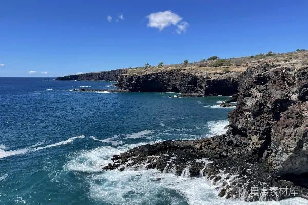 高清摄影 火山海岸的壮丽景色