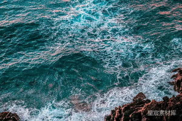 高清摄影 海浪与岩石