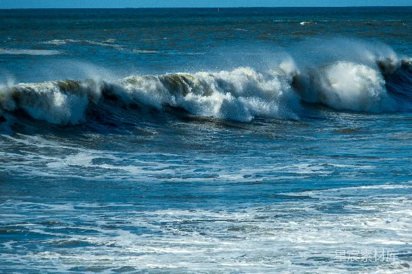 高清摄影 海浪冲刷