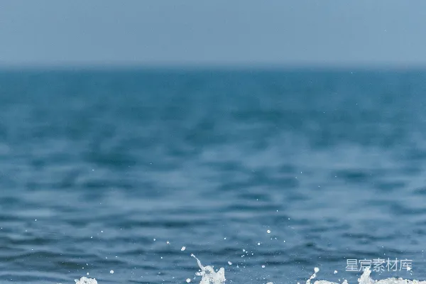 高清摄影 海浪拍打沙滩