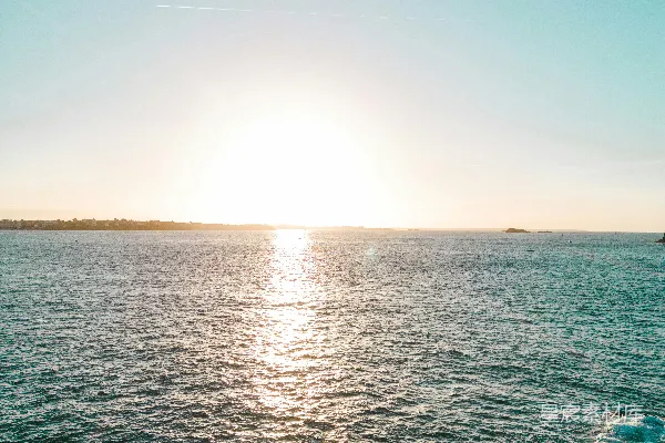 高清摄影 海面夕阳