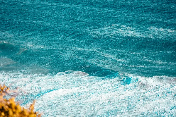 高清摄影 蓝海与浪花