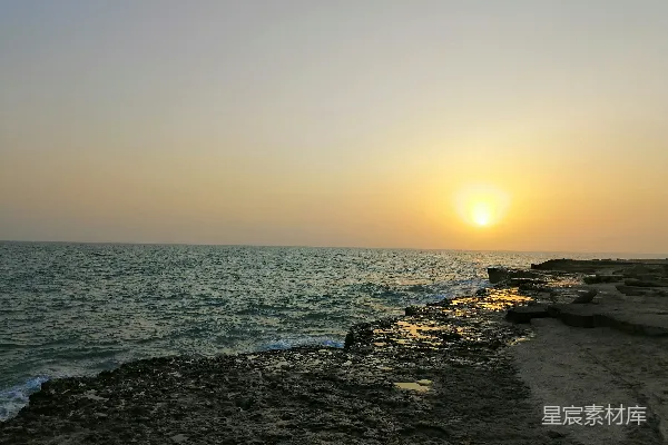 高清摄影 海边日落