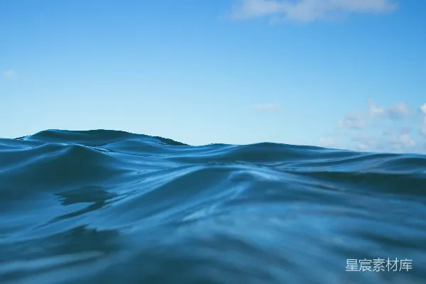 高清摄影 海面波光粼粼