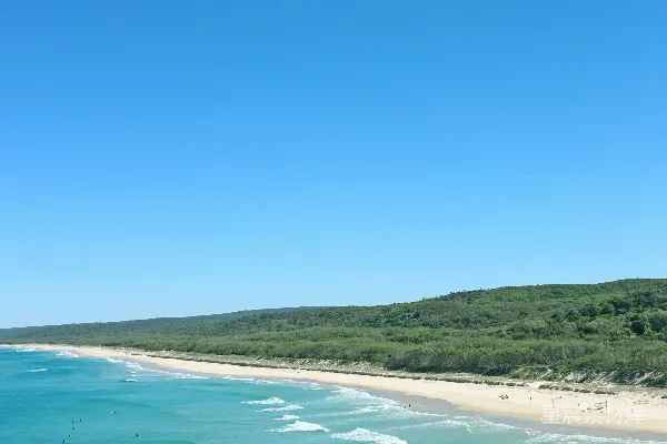 高清摄影 碧海蓝天下的宁静海滩