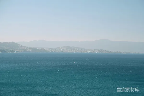 高清摄影 静谧的海滨风景