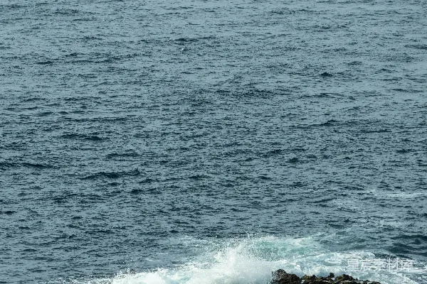 高清摄影 海浪拍打岩石